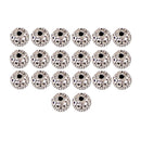 20Pieces Round Beads For DIY Bracelet Necklace Connector Spacer Charm Beads