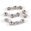 20Pieces Round Beads For DIY Bracelet Necklace Connector Spacer Charm Beads