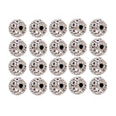 20Pieces Round Beads For DIY Bracelet Necklace Connector Spacer Charm Beads