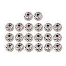 20Pieces Round Beads For DIY Bracelet Necklace Connector Spacer Charm Beads