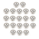 20 Pieces Round Gasket Flat Beads Bracelet Necklace Connector Spacer Beads