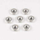 20 Pieces Round Gasket Flat Beads Bracelet Necklace Connector Spacer Beads