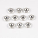 20 Pieces Round Gasket Flat Beads Bracelet Necklace Connector Spacer Beads