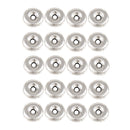 20 Pieces Round Gasket Flat Beads Bracelet Necklace Connector Spacer Beads