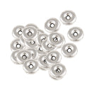 20 Pieces Round Gasket Flat Beads Bracelet Necklace Connector Spacer Beads