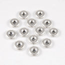 20 Pieces Round Gasket Flat Beads Bracelet Necklace Connector Spacer Beads