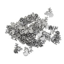 50 Pieces Charms I love my cat heart cat head Designs 14x18mm Antique Silver Pendants Vinatge Jewelry Making DIY Handmade Cat Lovers Gifts Craft Findings Accessories