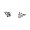 50 Pieces Charms I love my cat heart cat head Designs 14x18mm Antique Silver Pendants Vinatge Jewelry Making DIY Handmade Cat Lovers Gifts Craft Findings Accessories