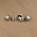 100 Pieces Antique Silver Tassel End Cap Beads Caps Stopper Jewelry Making Findings DIY Crafts Supplies