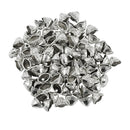 100 Pieces Antique Silver Tassel End Cap Beads Caps Stopper Jewelry Making Findings DIY Crafts Supplies