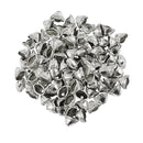 100 Pieces Antique Silver Tassel End Cap Beads Caps Stopper Jewelry Making Findings DIY Crafts Supplies