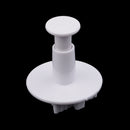 3Pcs Vegetable Fruit Cutters Shapes Set For Kids, Mini Bulk Plastic Cookie Cutters Cheese Presses, Tree Shaped Mold for Decorative Diameter 3.3-7.5cm