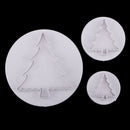 3Pcs Vegetable Fruit Cutters Shapes Set For Kids, Mini Bulk Plastic Cookie Cutters Cheese Presses, Tree Shaped Mold for Decorative Diameter 3.3-7.5cm