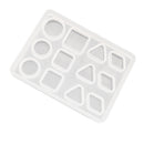Jewelry Making Silicone Mold Mould (round, square, triangle,rhombus Shapes), for Polymer Clay, Crafting, Resin Epoxy, Pendant Earrings Necklace Making, Resin Craft Molds