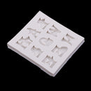 Halloween Letters Shape Silicone Fondant Molds Fondant Cake Decorating Tools Chocolate Mould for Children Party Cake Decoration