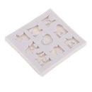 Halloween Letters Shape Silicone Fondant Molds Fondant Cake Decorating Tools Chocolate Mould for Children Party Cake Decoration