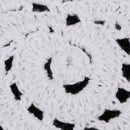 6 Pieces Heart Shape Crochet Cup Mats Lace Table Placemat for Home Decor