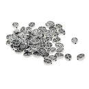 50 Piece Tibetan Silver Alloy Mary Cross Oval Loose Spacer Beads Jewelry Making Charms for DIY Necklace Bracelet Jewelry