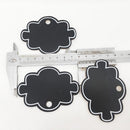 10 Pieces 80x58mm Gift Tags Wood Cloud Shapes Signs with String Wedding Craft Hang Tags Mini Hanging Wooden Blackboard Valentine's Day Gift Party Supplies