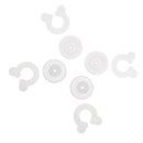 8 Pieces Plastic Clear Bed Sheet Quilt Cover Non-Slip Fixed Buckle Anti-Move Buckle Fixer Fasteners Accessories