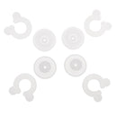 8 Pieces Plastic Clear Bed Sheet Quilt Cover Non-Slip Fixed Buckle Anti-Move Buckle Fixer Fasteners Accessories