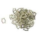 50 Pieces Tibetan Silver Metal Bead Frames Charms 16 x 12 mm 1.2mm Holes Spacer Beads DIY Findings for Jewelry Making