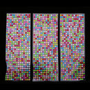 6ps Bling Rhinestone Stickers Rhinestone Sticker Sheets for Scrapbooking DIY