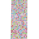 6ps Bling Rhinestone Stickers Rhinestone Sticker Sheets for Scrapbooking DIY