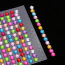 6ps Bling Rhinestone Stickers Rhinestone Sticker Sheets for Scrapbooking DIY