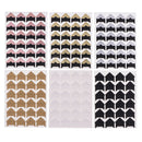 6 Sheets Kraft paper Photo Mounting Sticker Corner Stickers For Scrapbooking Album Photo Corners Scrapbooks Memory Books Separate Piece 2x2cm Total 144 Pieces