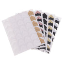 6 Sheets Kraft paper Photo Mounting Sticker Corner Stickers For Scrapbooking Album Photo Corners Scrapbooks Memory Books Separate Piece 2x2cm Total 144 Pieces