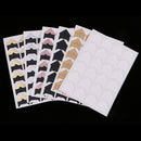 6 Sheets Kraft paper Photo Mounting Sticker Corner Stickers For Scrapbooking Album Photo Corners Scrapbooks Memory Books Separate Piece 2x2cm Total 144 Pieces