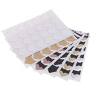 6 Sheets Kraft paper Photo Mounting Sticker Corner Stickers For Scrapbooking Album Photo Corners Scrapbooks Memory Books Separate Piece 2x2cm Total 144 Pieces