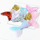 20 Pieces Lots Mixed DIY Flatbacks Resin Flat Back Mermaid tail shell starfish Cabochon Buttons Scrapbooking Slime Charm DIY Embellishment Craft