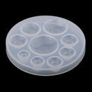 82mm Silicone Domed Cabochon Mold Mould Resin Casting For Jewelry Making