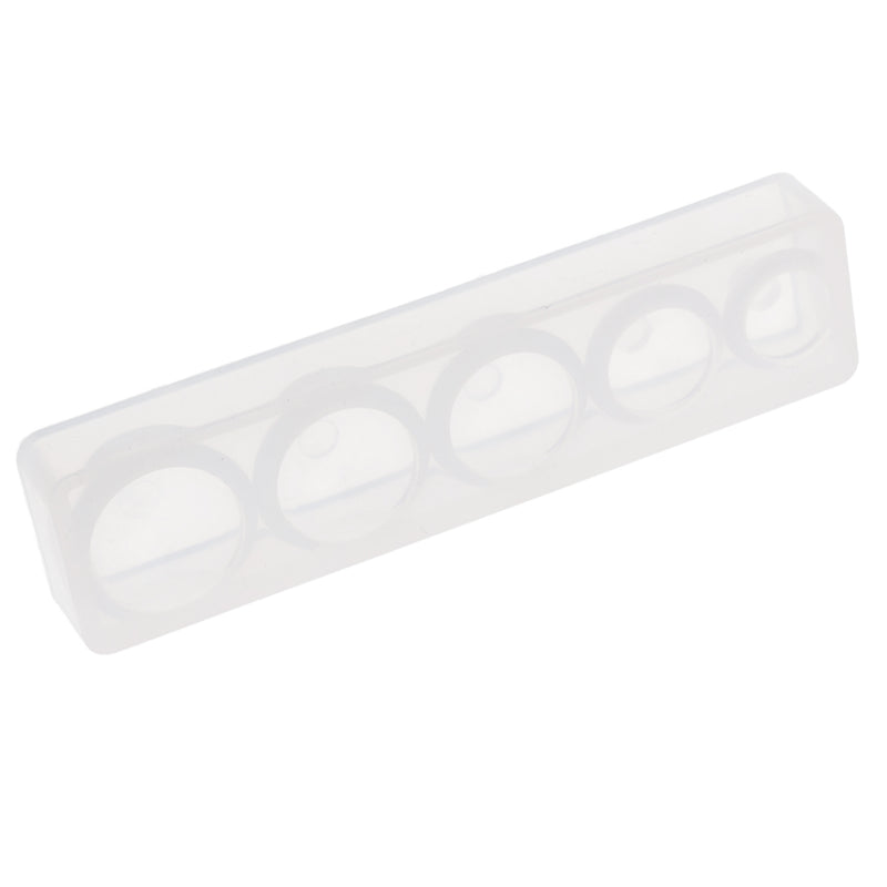 1 Set /5 Size Semisphere Clear White Silicone Diamond Pendants Mold DIY Jewelry Resin Moulds Epoxy Molding Tools Cake Candy Moulds