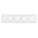 1 Set /5 Size Semisphere Clear White Silicone Diamond Pendants Mold DIY Jewelry Resin Moulds Epoxy Molding Tools Cake Candy Moulds