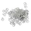 100 Pieces Alloy Hollow Pet Cat Paw Footprint Shaped Dangle Pendants Charms Findings for DIY Necklace Bracelet Earrings Supplies
