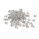 100 Pieces Alloy Hollow Pet Cat Paw Footprint Shaped Dangle Pendants Charms Findings for DIY Necklace Bracelet Earrings Supplies