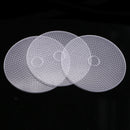 3 Piece 15cm Large Round Fuse Beads Boards Clear Plastic Pegboards Peg Board for Kids DIY Craft Educational Toys