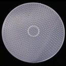3 Piece 15cm Large Round Fuse Beads Boards Clear Plastic Pegboards Peg Board for Kids DIY Craft Educational Toys