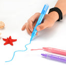12 Colors Acrylic Paint Markers Pen, Art Permanent Paint Pens for Painting on Rock, Glass, Canvas, Fabric, Metal, Wood, Ceramic