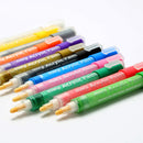 12 Colors Acrylic Paint Markers Pen, Art Permanent Paint Pens for Painting on Rock, Glass, Canvas, Fabric, Metal, Wood, Ceramic
