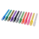 12 Colors Acrylic Paint Markers Pen, Art Permanent Paint Pens for Painting on Rock, Glass, Canvas, Fabric, Metal, Wood, Ceramic