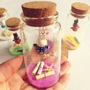 100pcs Mixed Color Love Note Paper Letter DIY Decoration Wishing Bottle Gift