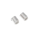 30Pcs Silver Spacer Loose Tubluar Bead for DIY Craft Jewellery Accessories