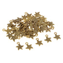 50 Pieces Starfish Charms Jewelry Pendants Connectors For Bracelets Necklace