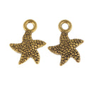 50 Pieces Starfish Charms Jewelry Pendants Connectors For Bracelets Necklace