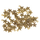 50 Pieces Starfish Charms Jewelry Pendants Connectors For Bracelets Necklace