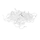 100 Pieces Round Ball Ear Hook White K Plated Earring Flattening Line French Earring Hooks Jewelry Fittings Findings